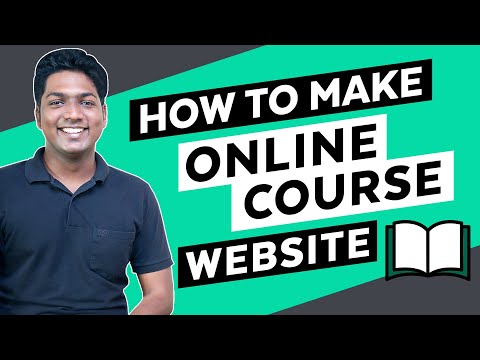 How To Create An Online Course Website (in just 30 mins)