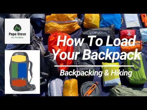 How To Load Your Backpack For a Multi-Day Trip