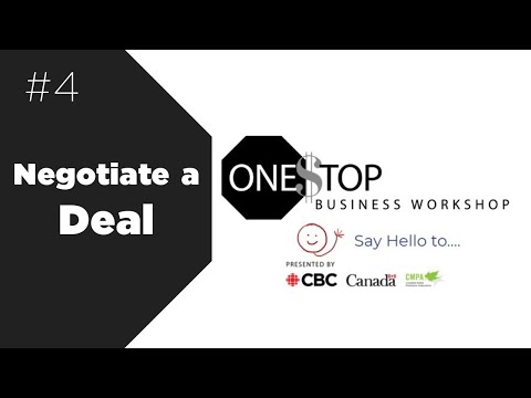 How to negotiate a development deal | One Stop Business Workshop