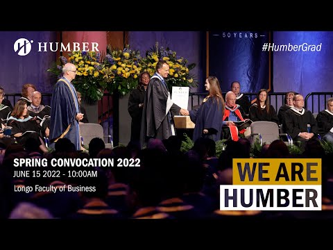 Humber College - Spring 2022 Convocation - Faculty of Business [1]