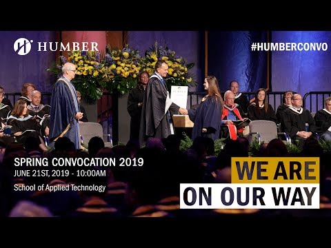 Humber Spring 2019 Convocation - School of Applied Technology
