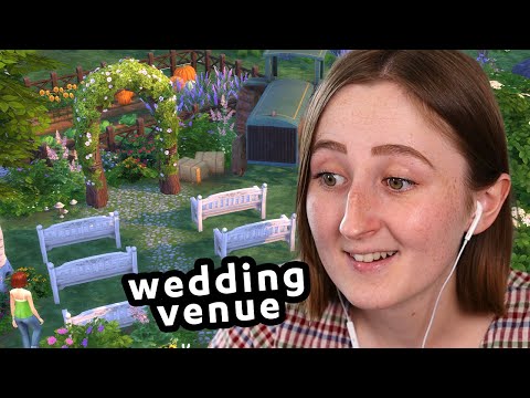 i built a farm wedding venue in the sims