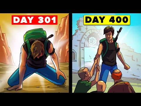 I Survived 400 Days of Nuclear War (NOT Minecraft)