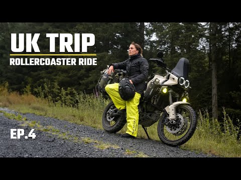Incredible day in WALES! SOLO MOTORCYCLE TRIP UK - Snowdonia Park, Devil's Staircase - Desert X