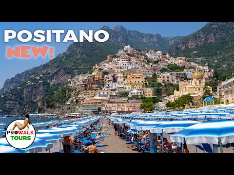 Incredibly Beautiful Tour of Positano, Italy - 4K60fps with Captions