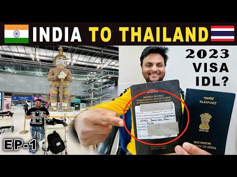 INDIA  TO THAILAND  RIDE STARTS | VISA | INTERNATIONAL DL | Tourist Sim | BANGKOK | Ep-1
