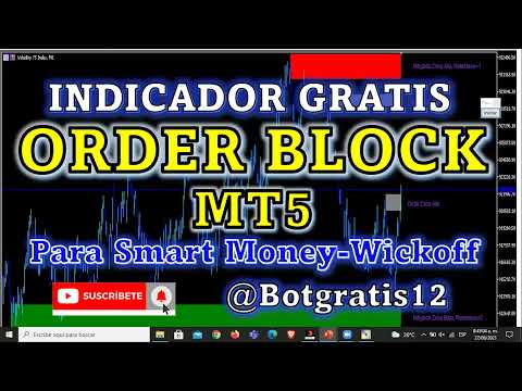 INDICADOR ORDER BLOCK  BOTGRATIS12UNICO INDICADOR GRATIS para Mercados Sintéticos, ForexMT5