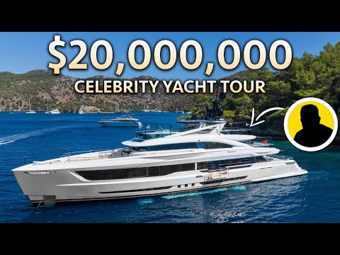 Inside a $20,000,000 Brand New Celebrity Owned Mega Yacht