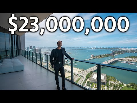 Inside a $23,000,000 Miami Penthouse Incredible Ocean Views