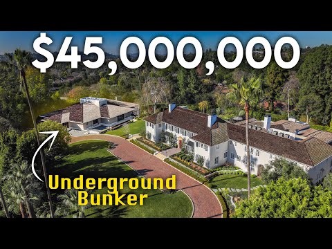 Inside a $45,000,000 Mansion With An Underground BUNKER!