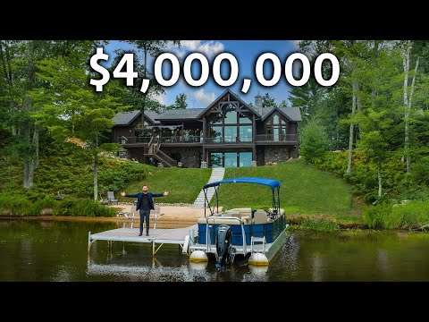 Inside a $4,000,000 Lakefront MANSION in Wisconsin!