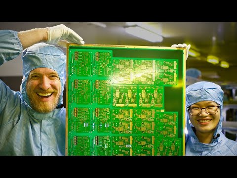 Inside a Huge PCB Factory - in China