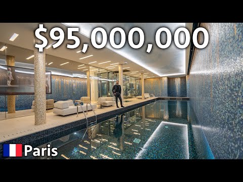 Inside a Seven Floor $95,000,000 PARIS Mansion With an Underground Pool