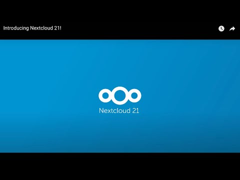 Introducing Nextcloud 21!
