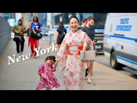Japanese Family in NYC