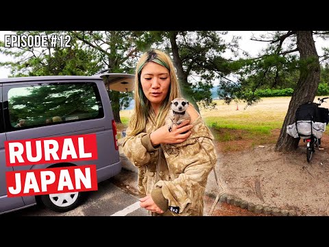 Japanese Girl Lets Me Pet Her Meerkat - Bike Touring Japan #12