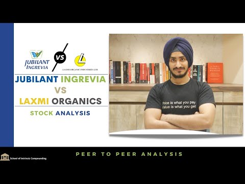 Jubilant Ingrevia vs Laxmi Organics|Discount to fair value?|P2P Analysis