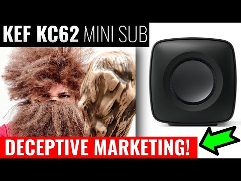 KEF KC62 Subwoofer Review of the FACTS // TRUE FREQUENCY RESPONSE of this Micro-Subwoofer?