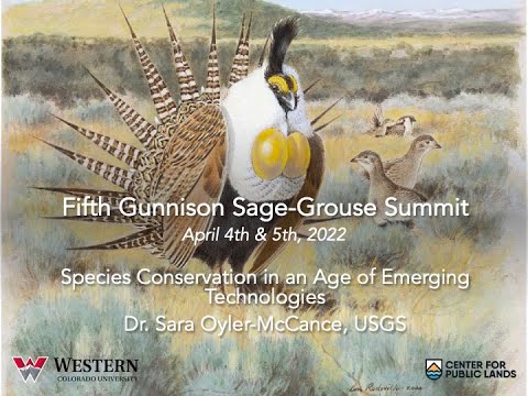 Keynote: Species Conservation in an Age of Emerging Technologies - Dr. Sara Oyler-McCance, USGS