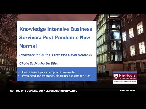 Knowledge Intensive Business Services: Post-Pandemic New Normal