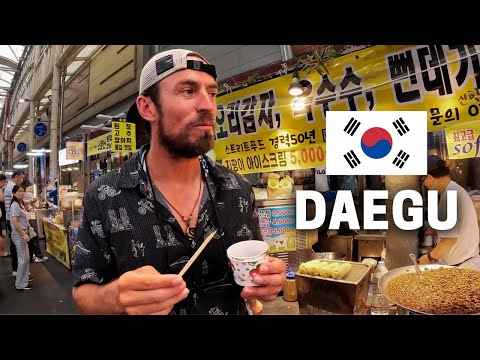 Korean Street Food - Uhh, What Did I Just Eat!?  (Bike Touring Korea Ep#4)