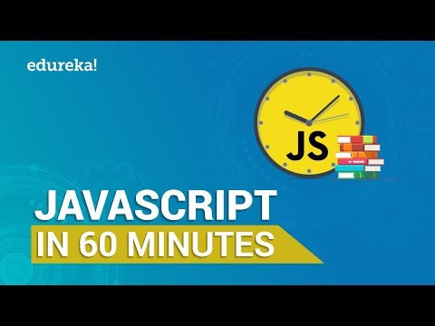Learn JavaScript in 60 Minutes | JavaScript Crash Course | JavaScript Tutorial | Edureka