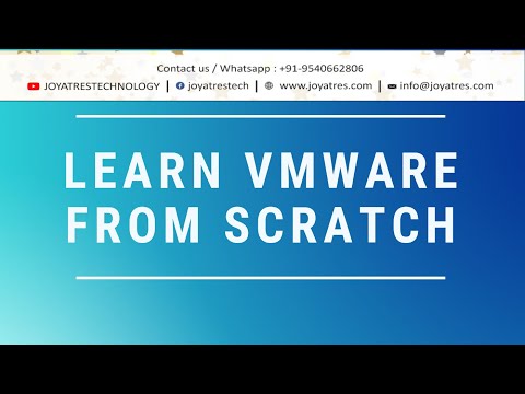 Learning VMware From Basic to Advance | VMware Complete Course Details video| VMware Tutorial |