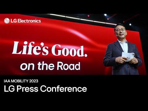 LG at IAA MOBILITY 2023 :  LG Press Conference - Live I LG