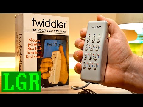 LGR Oddware: Twiddler Motion Controlled Keyboard Mouse from 1992