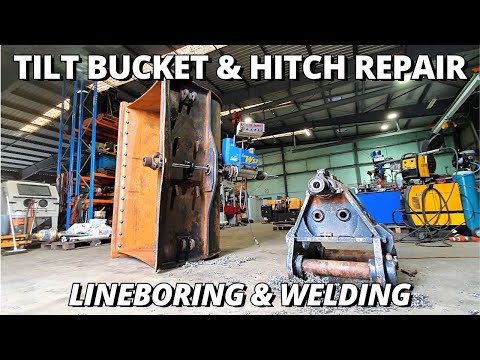 Line boring Repair Tilt Bucket & Hitch | Sir Meccanica WS2