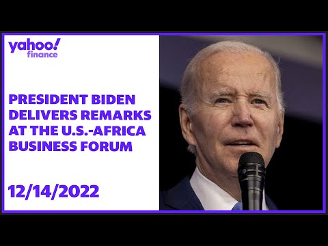 LIVE: President Biden delivers remarks at the U.S.-Africa Business Forum