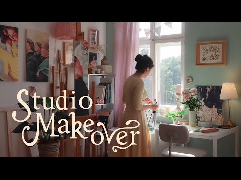 Magic Art Studio Makeover  Art Museum visit + Week in my Life  Cozy Art Vlog