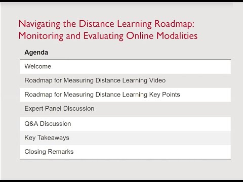 Measuring Online Distance Learning