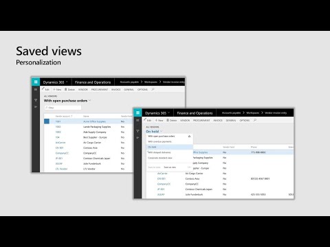 Microsoft Dynamics 365 for Finance and Operations: Productivity and web client - THR1025
