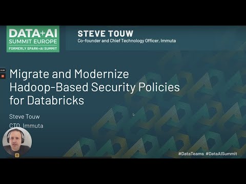 Migrate and Modernize Hadoop-Based Security Policies for Databricks