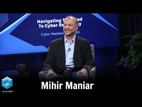 Mihir Maniar, Dell Technologies | Cyber Resiliency Summit