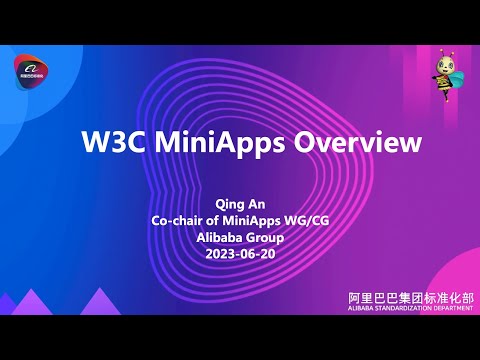 MiniApps Standardization Overview