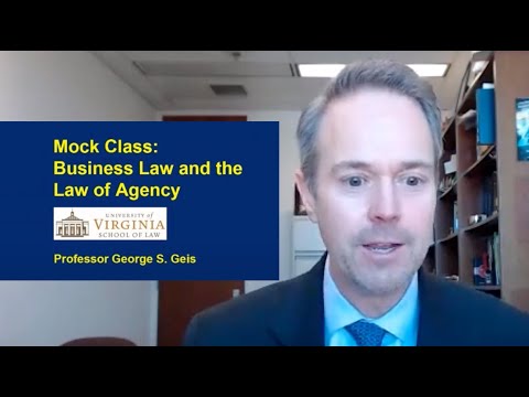 Mock Class: Business Law and the Law of Agency