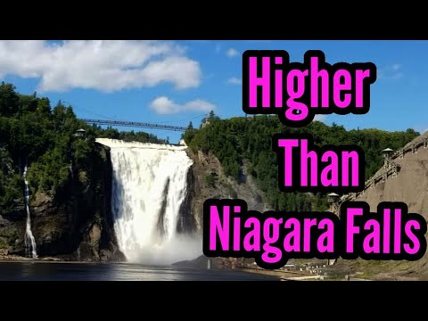 Montmorency Falls Quebec Canada | Chasing Waterfalls #tour #tourism #waterfall