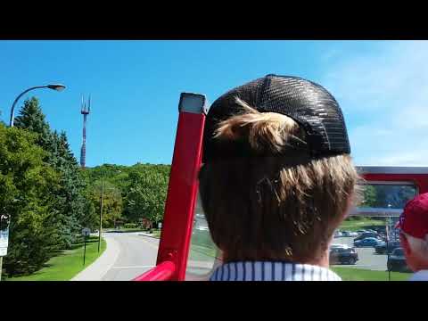 Montreal daytime RML doubledecker bus city tour (Route DD1) - 3/4