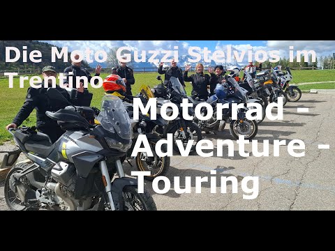 Motorrad Adventure Touring- Moto Guzzi Stelvio im Trentino - Passo del Compet - Kaiserjägerstrasse -
