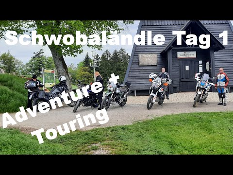 Motorrad Adventure Touring-  Moto Guzzi Tour auf kleinsten Strassen im Welzheimer Wald /Ebnisee