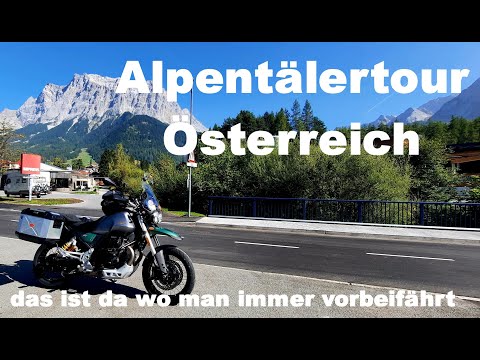 Motorrad Adventure Touring - Moto Guzzi Alpentälertour, Plansee, Kaunertal, Silvretta, Arlbergpass