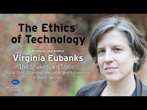 Mudd Center • The Ethics of Technology speaker Virginia Eubanks