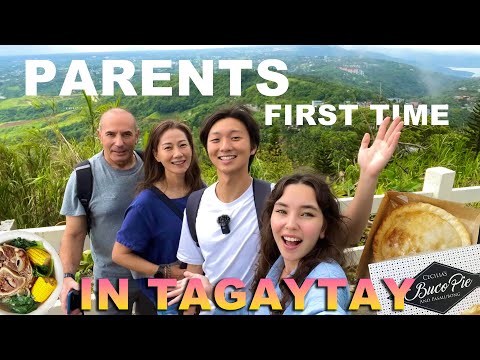 My Parents First Impression of Tagaytay Philippines 