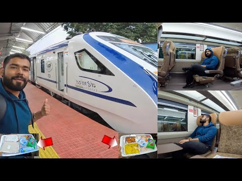 Nagpur - Bilaspur VANDE BHARAT Executive class Journey || Business class Bana Diya ||