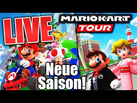 Neue Strecken & MEGA Röhren zünden! Tokio Season - MARIO KART TOUR (Live-Aufzeichnung)