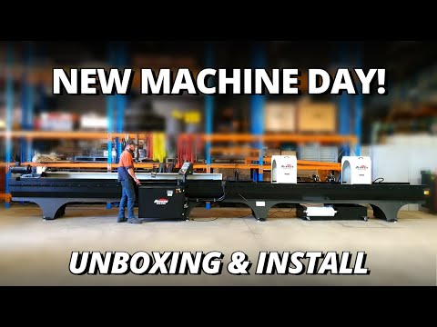New Machine Day! | Unboxing & Install | Sunnen HTA-4100 Honing Machine