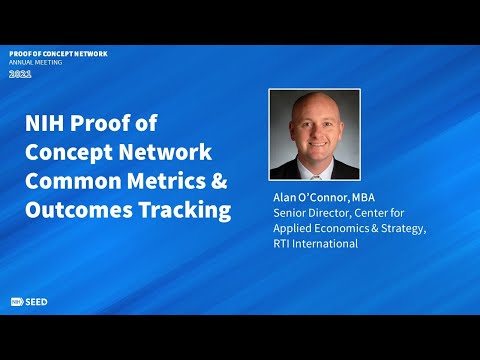 NIH Proof of Concept Network Common Metrics and Outcomes Tracking