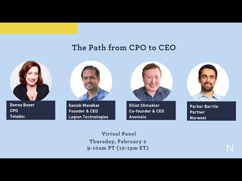 Norwest Webinar: The Path from CPO to CEO